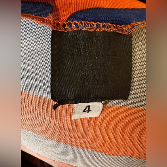 Vintage Anna Sui Silk Printed Cowl Neck Dress in Multicolor (Spring 2001) Size 4 - Picture 6 of 8